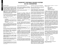 Fender Passport-portable - Owners Manual